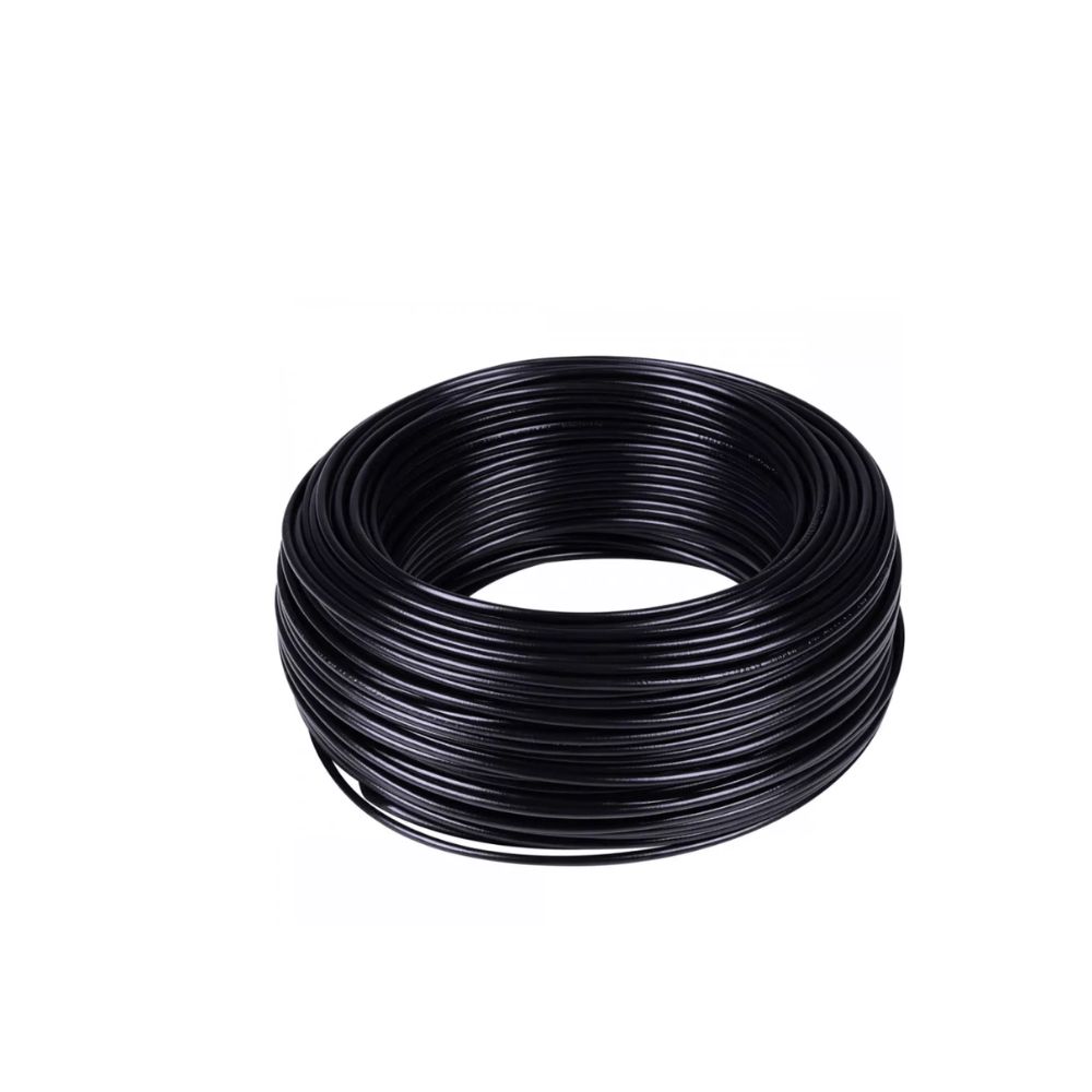 Cabo Flexivel 6,0Mm 750V  Bitola 6 Mm 1 Mt Cor Preto